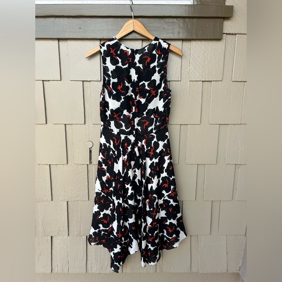 A.L.C. Nello Handkerchief Hem Floral Silk Dress Bohemian Cottagecore Fairy Sz 2 - Picture 8 of 10